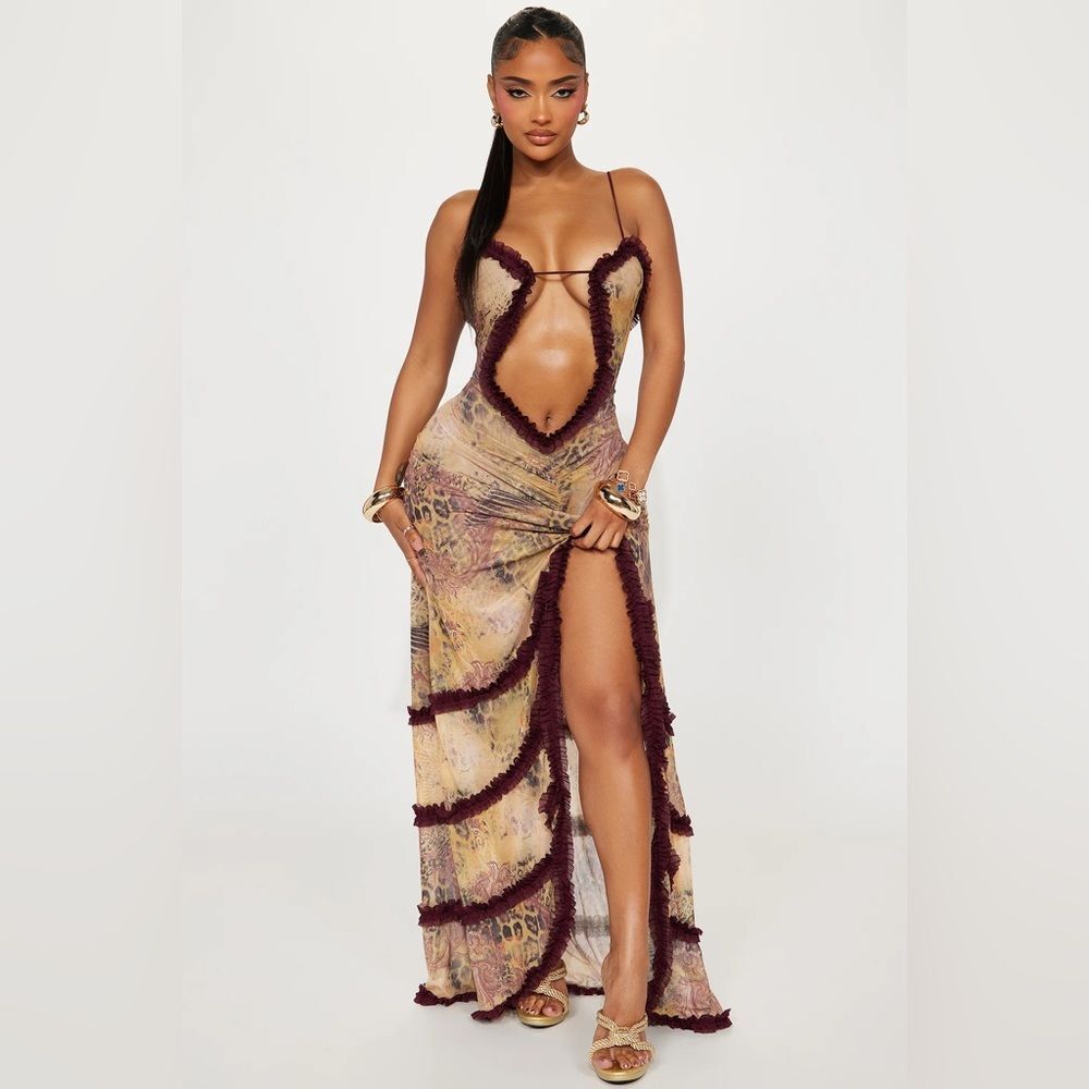 UP TO THE WILD MAXI DRESS